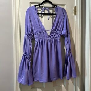 WeWoreWhat bell-sleeved mini dress, XS